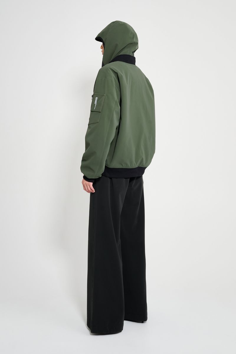 Stutterheim Bredsand Winter Bomber Jacket Green