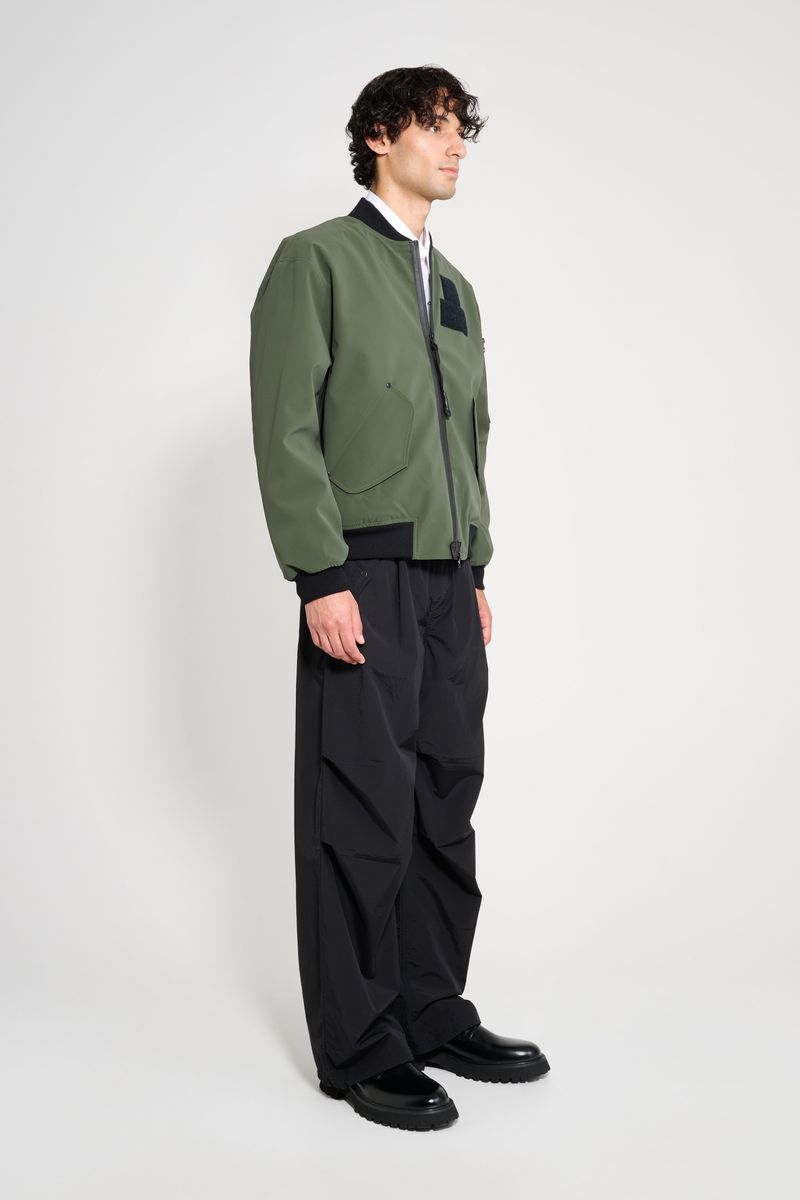 Stutterheim Bredsand Winter Bomber Jacket Green