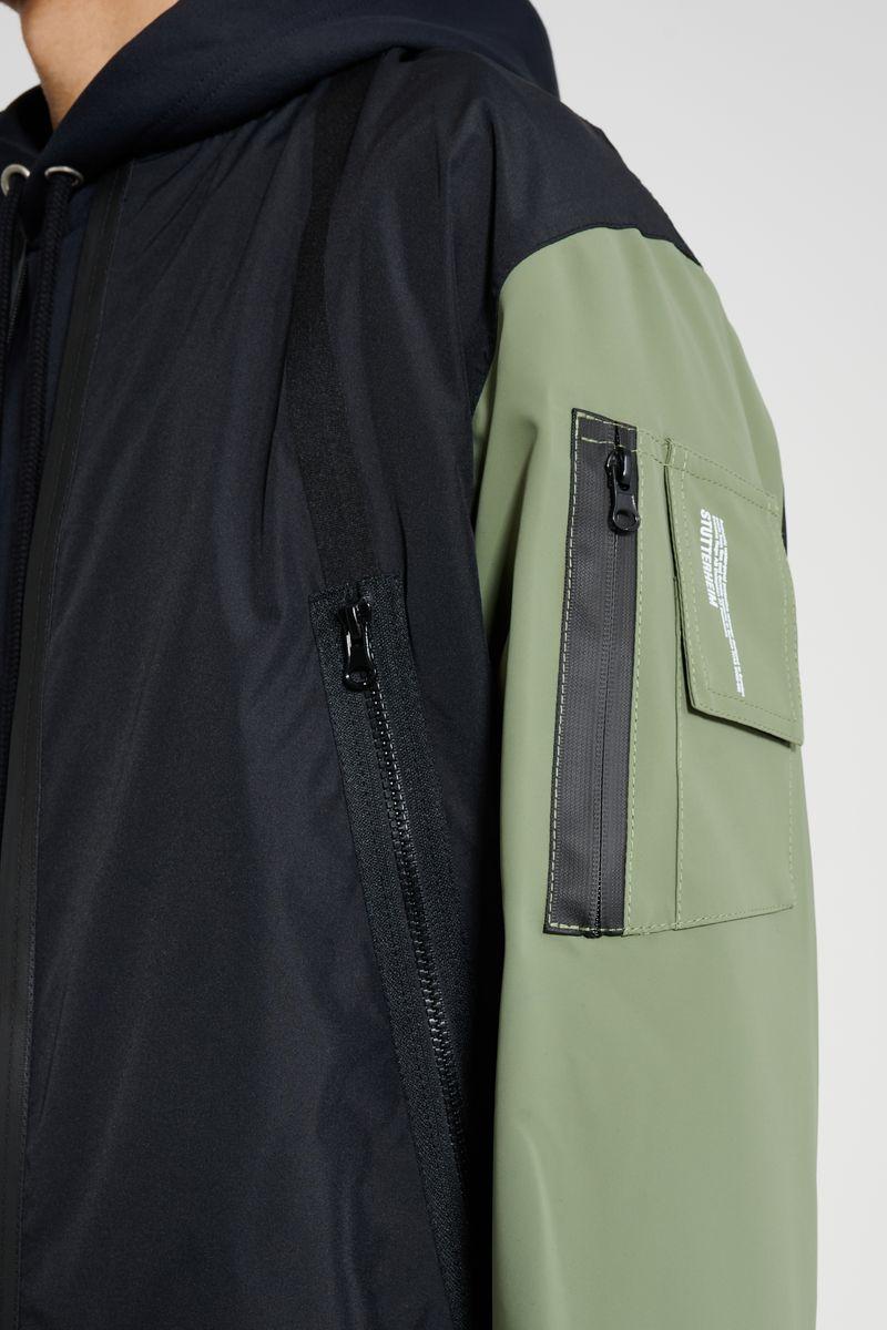 Stutterheim Bredsand Zip Bomber Jacket Black