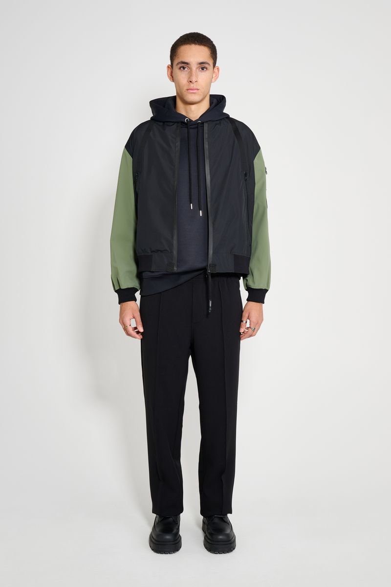 stutterheim Bredsand Zip Bomber Jacket Black