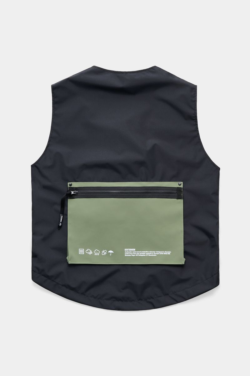 stutterheim Bro Vest Black