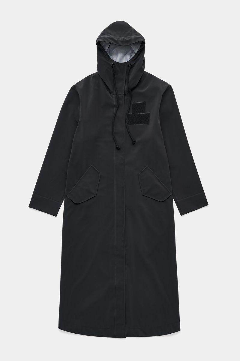 stutterheim Chatham Matte Raincoat Black