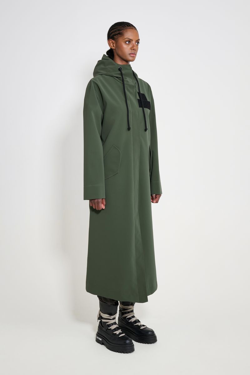 Stutterheim Chatham Matte Raincoat Green