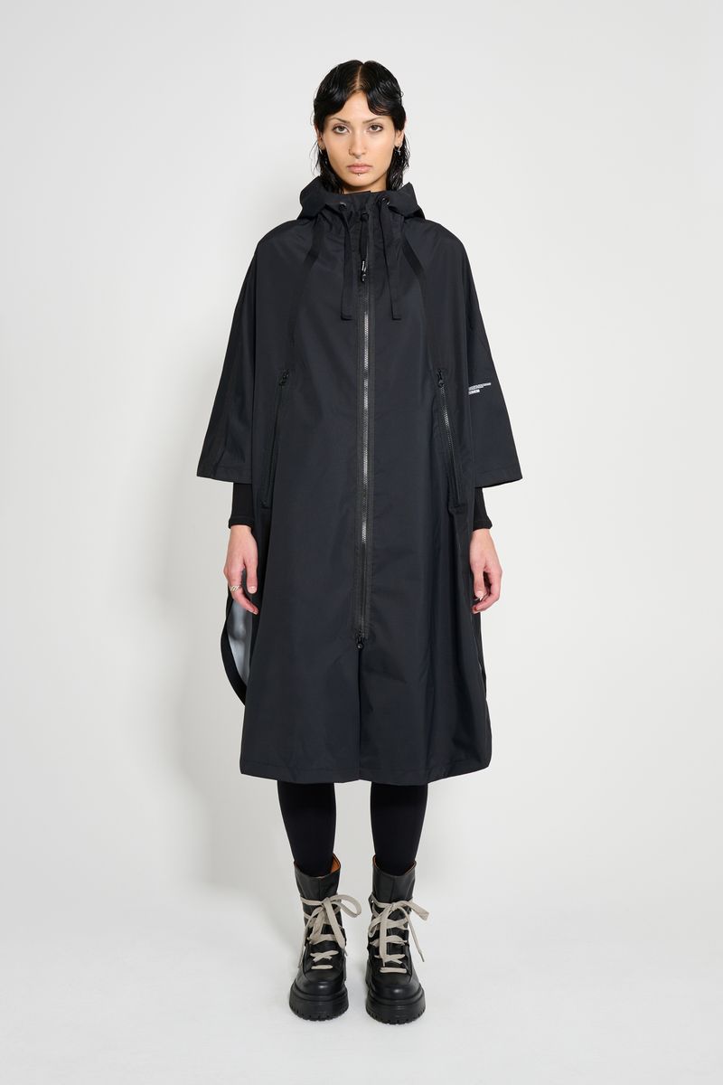 Stutterheim Concert Tape Poncho Black
