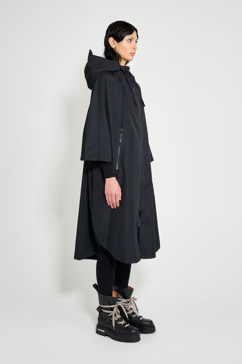 Stutterheim Concert Tape Poncho Black