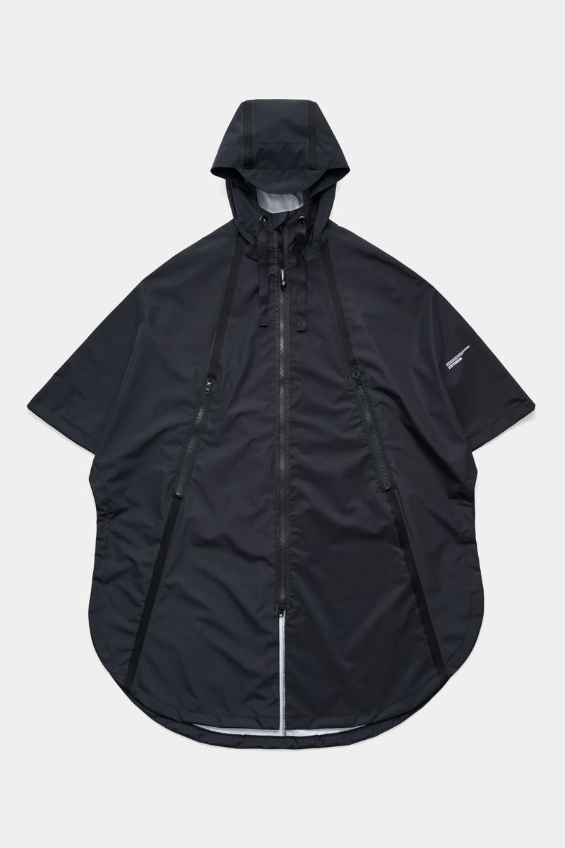 stutterheim Concert Tape Poncho Black