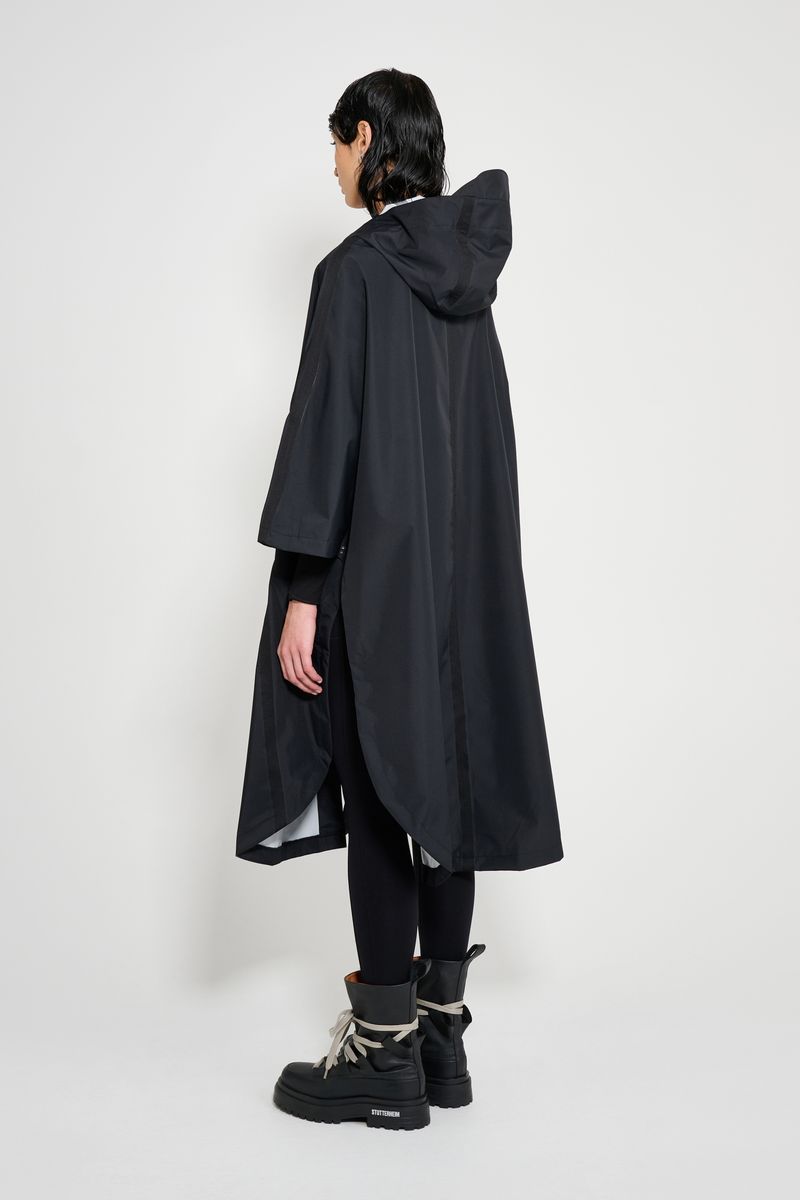 Stutterheim Concert Tape Poncho Black