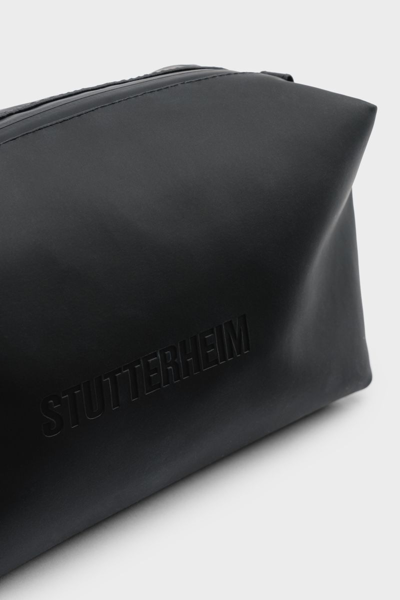 Stutterheim Container Large Wash Bag Black