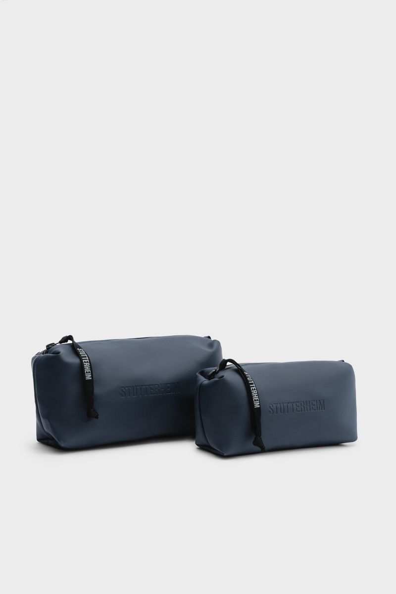 stutterheim Container Large Wash Bag Navy