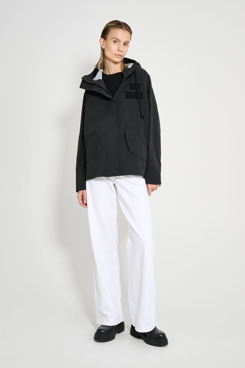 Stutterheim Faversham Matte Raincoat Black