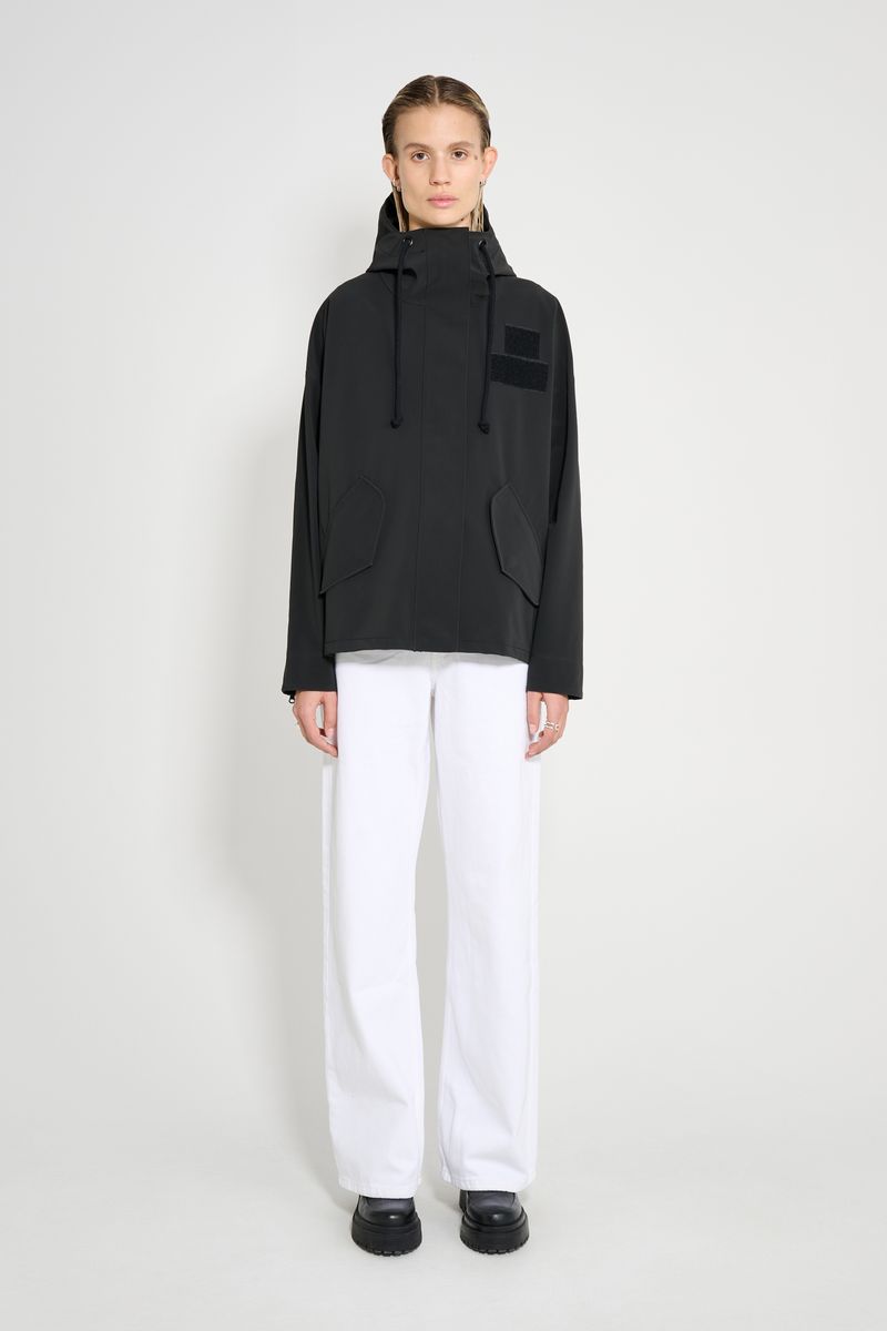 Stutterheim Faversham Matte Raincoat Black