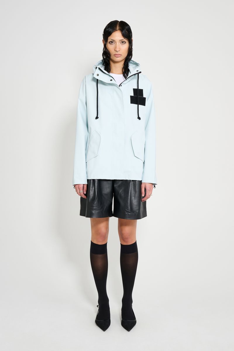 Stutterheim Faversham Matte Raincoat Frost Grey