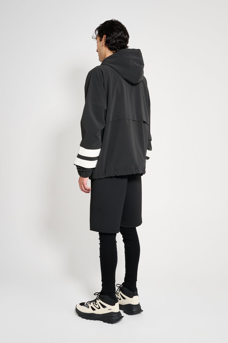 Stutterheim Forsa Stripe Anorak Black
