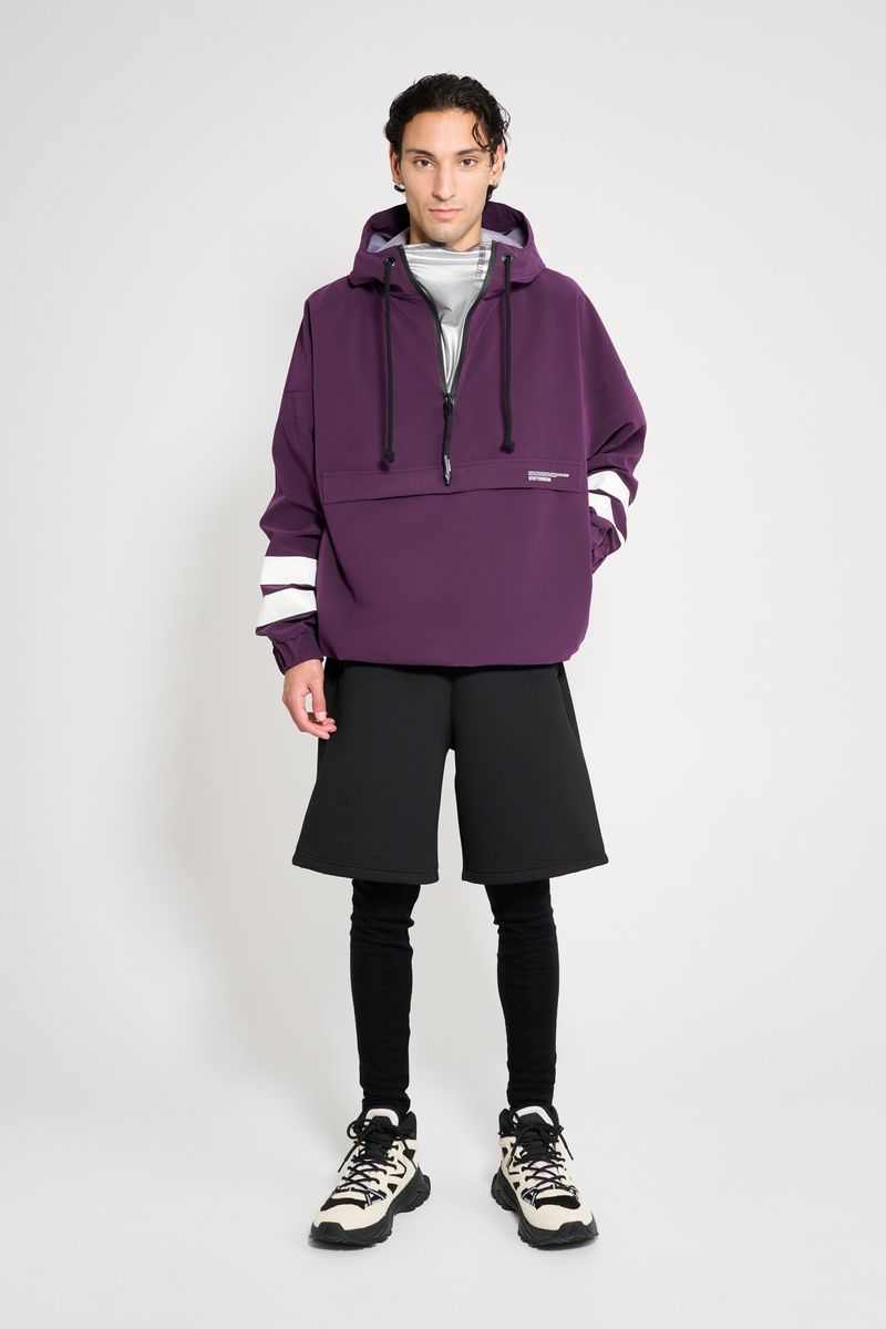 Stutterheim Forsa Stripe Anorak Purple Haze