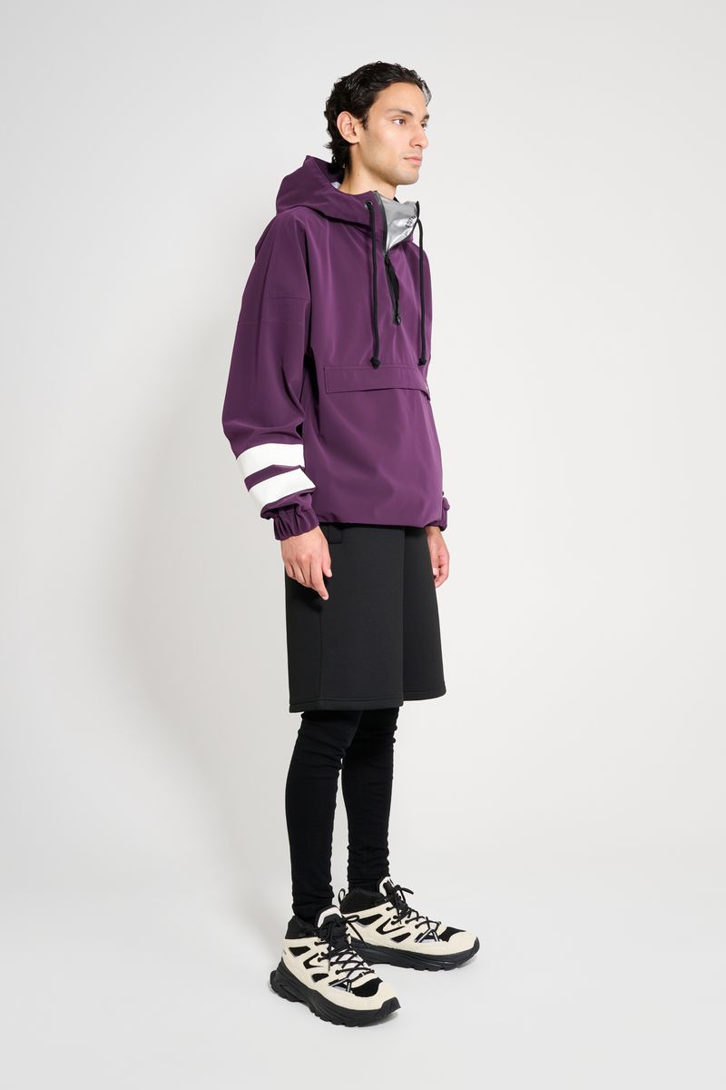 Stutterheim Forsa Stripe Anorak Purple Haze