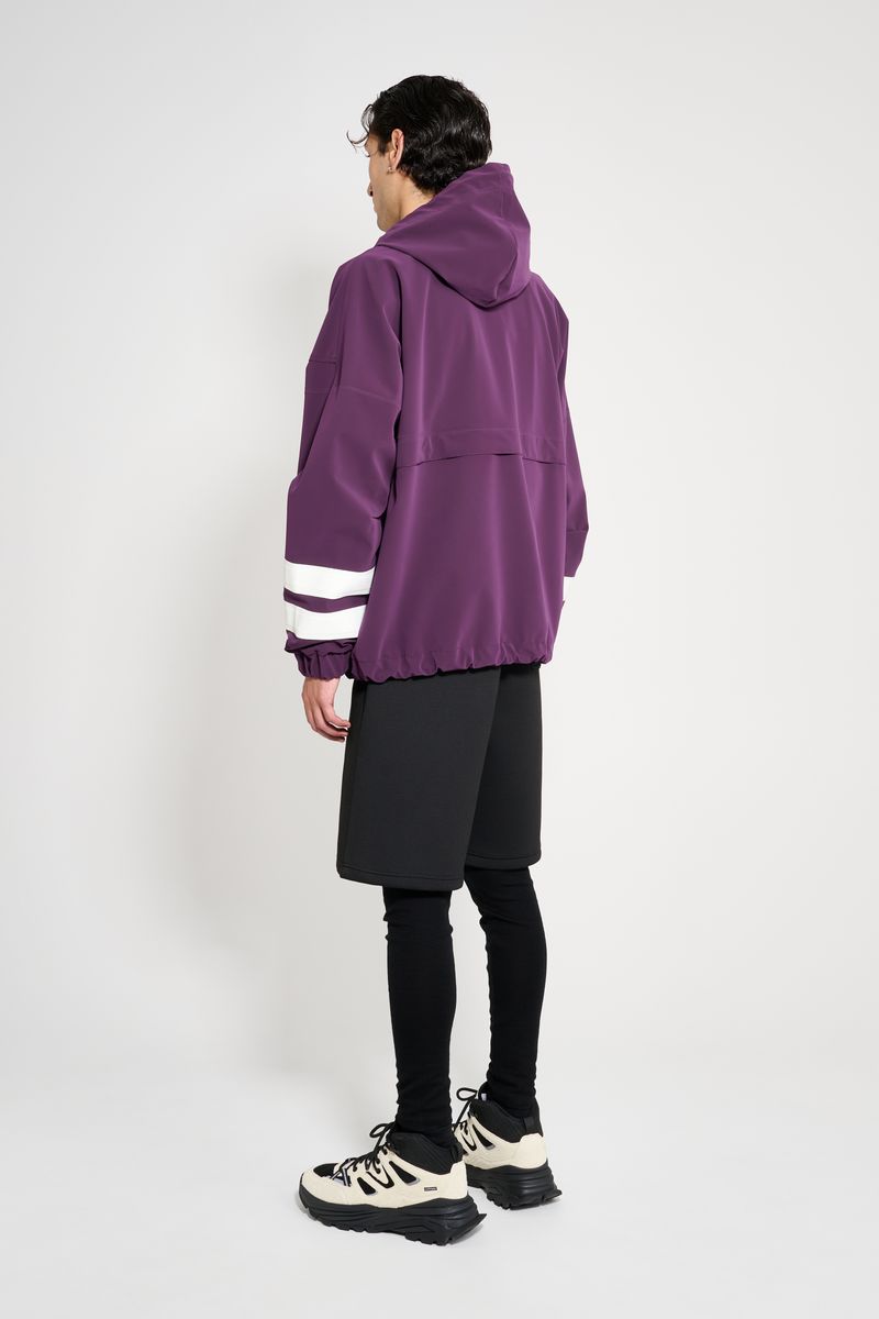 Stutterheim Forsa Stripe Anorak Purple Haze