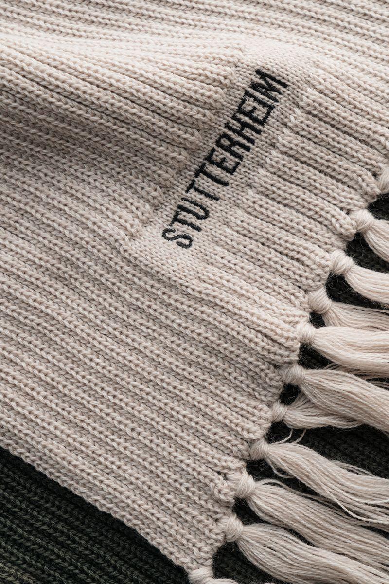 Stutterheim Fringe Scarf Light Sand