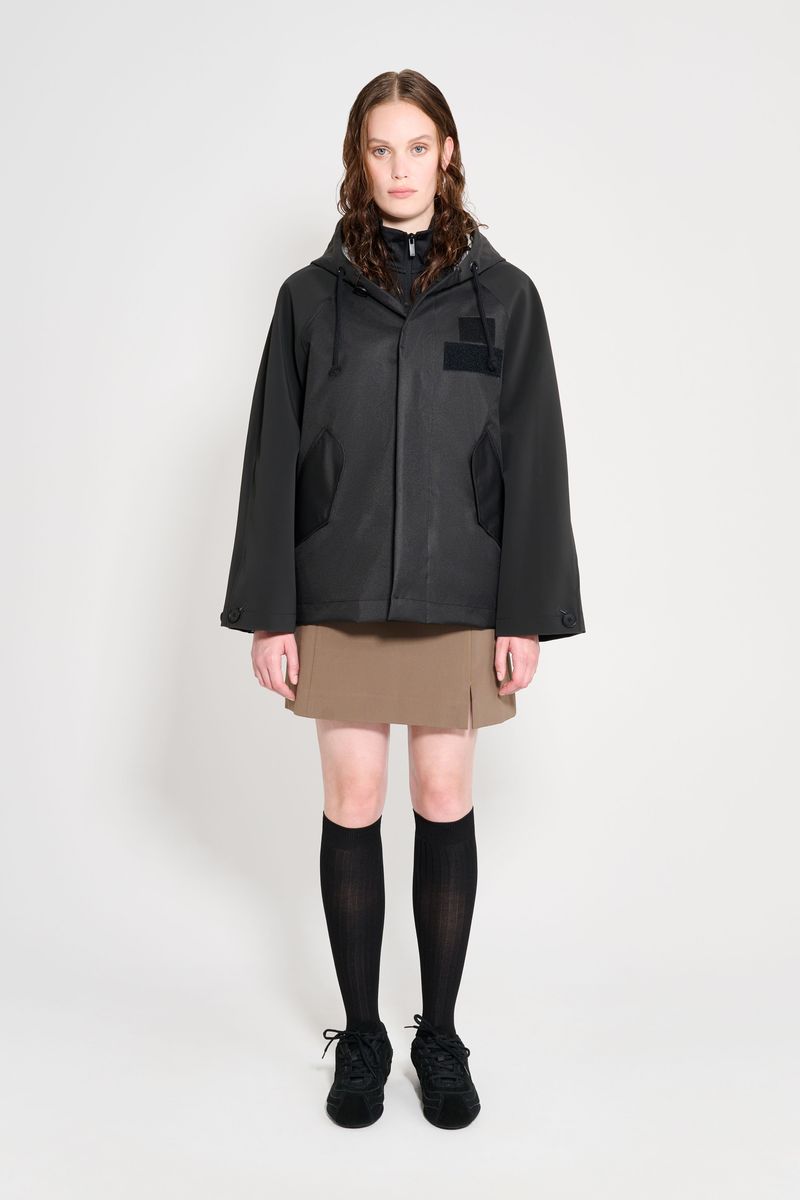 Stutterheim Hjorthagen Hooded Jacket Black