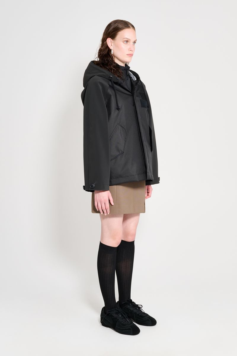 Stutterheim Hjorthagen Hooded Jacket Black