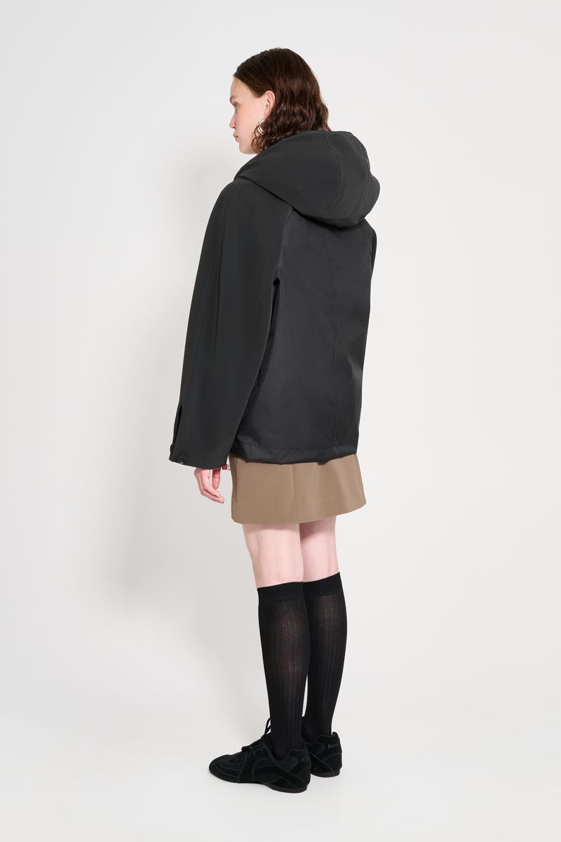 Stutterheim Hjorthagen Hooded Jacket Black