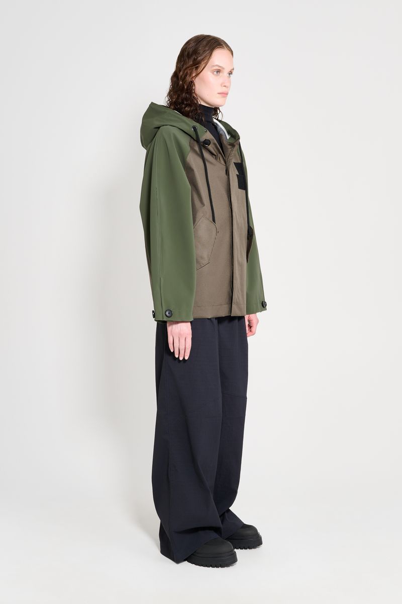 Stutterheim Hjorthagen Hooded Jacket Green