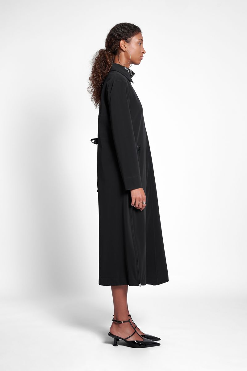 Stutterheim Hornstull Matte Long Raincoat Black