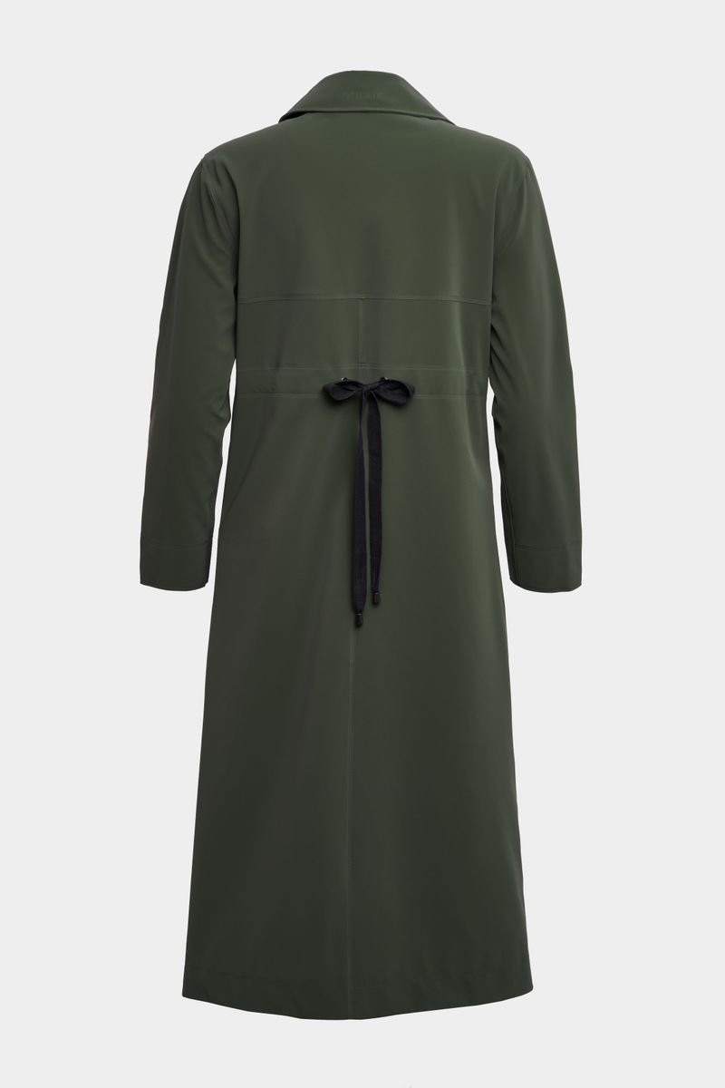 stutterheim Hornstull Matte Long Raincoat Green