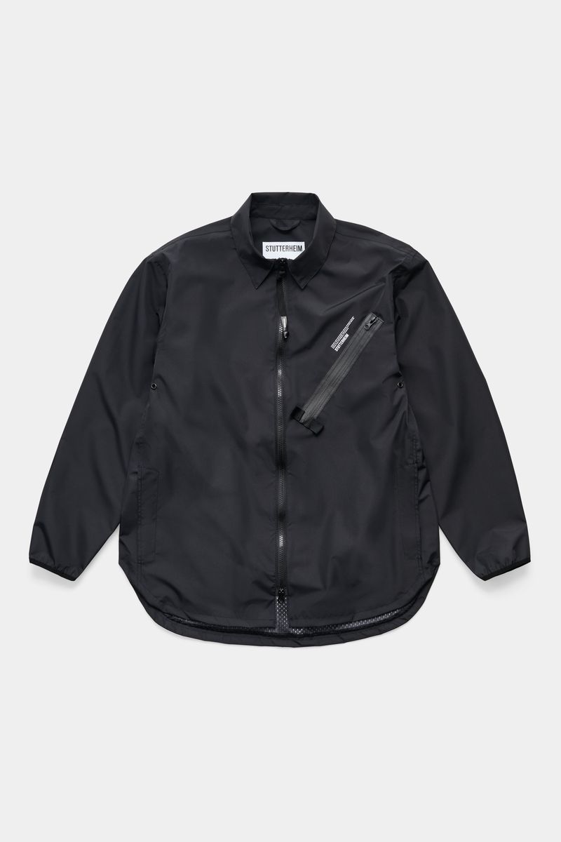 stutterheim Humlan Overshirt Black