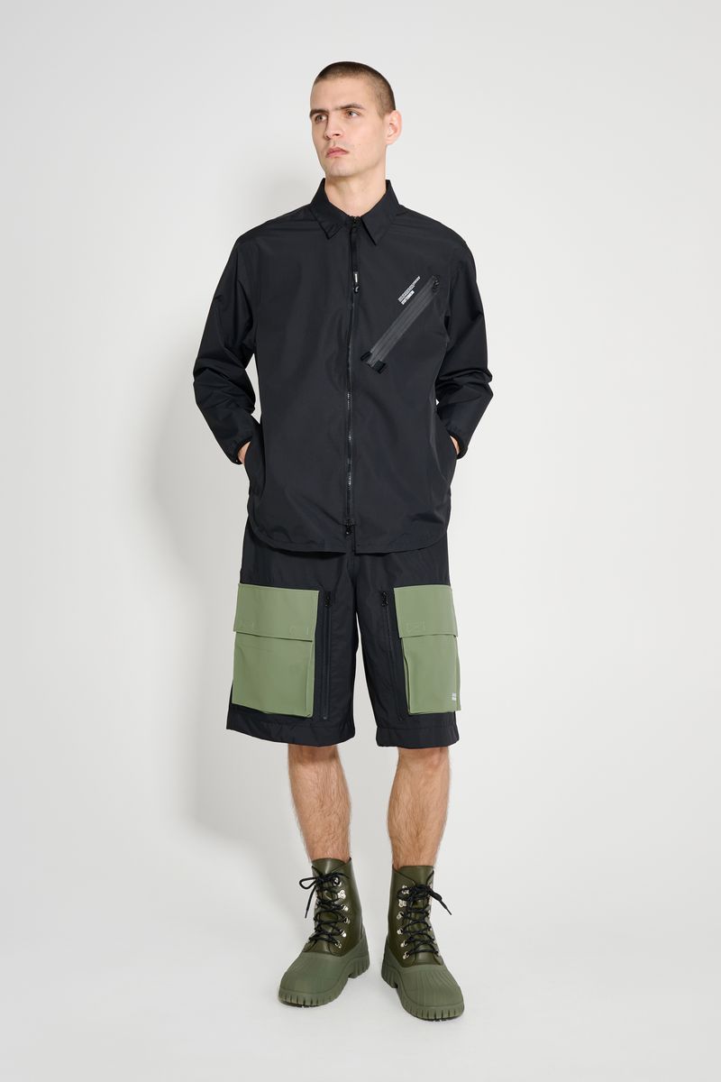 Stutterheim Humlan Overshirt Black