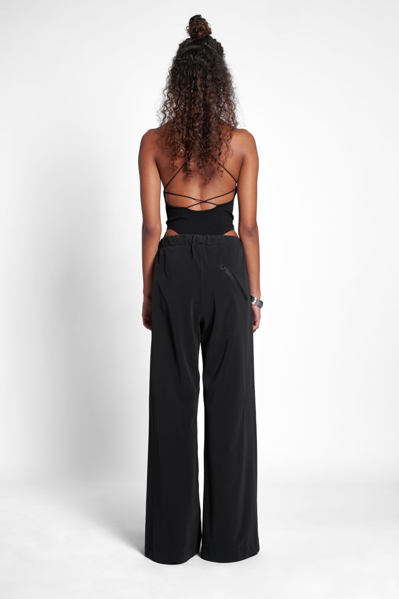 Stutterheim Jarla Matte Trousers Black