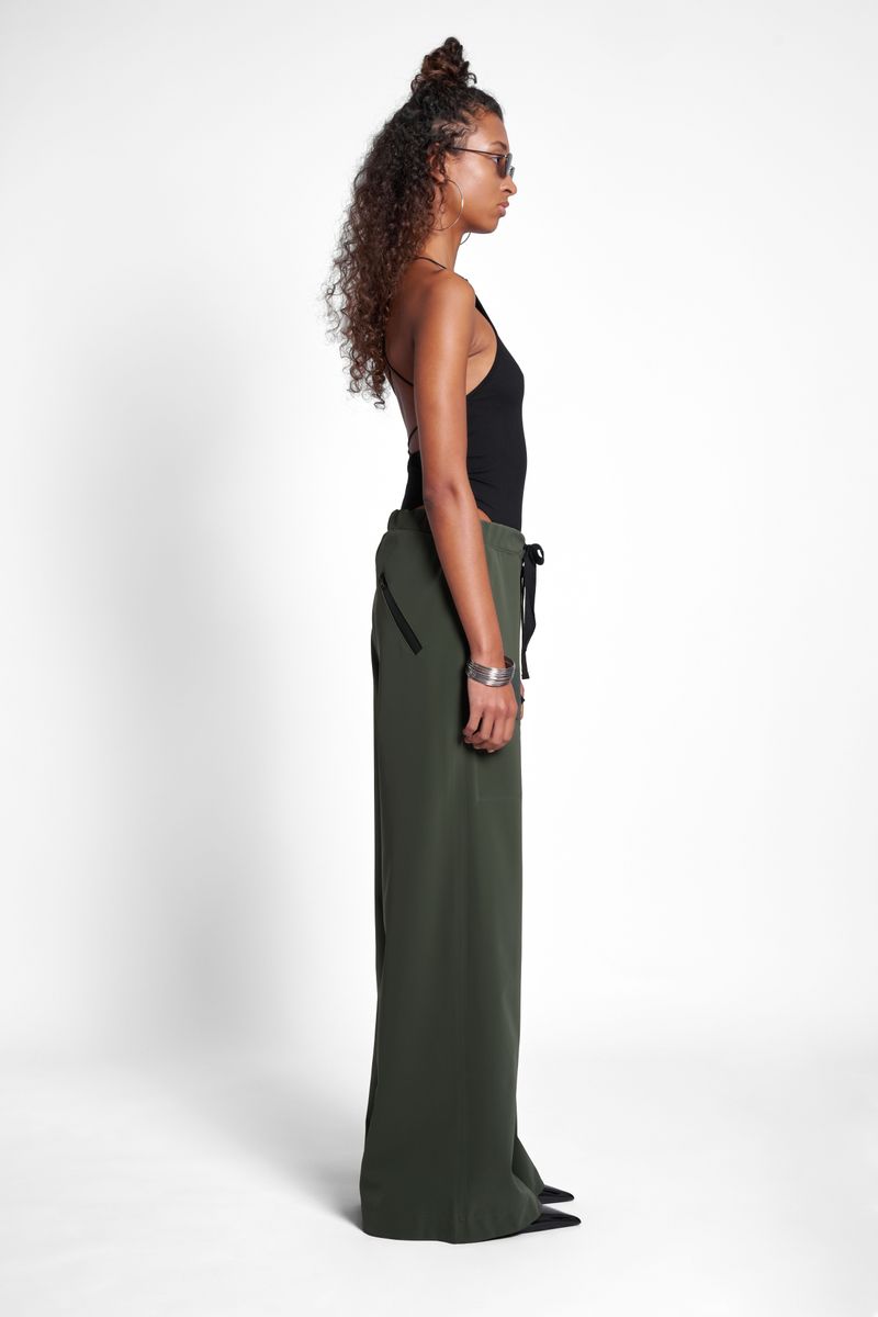 Stutterheim Jarla Matte Trousers Green