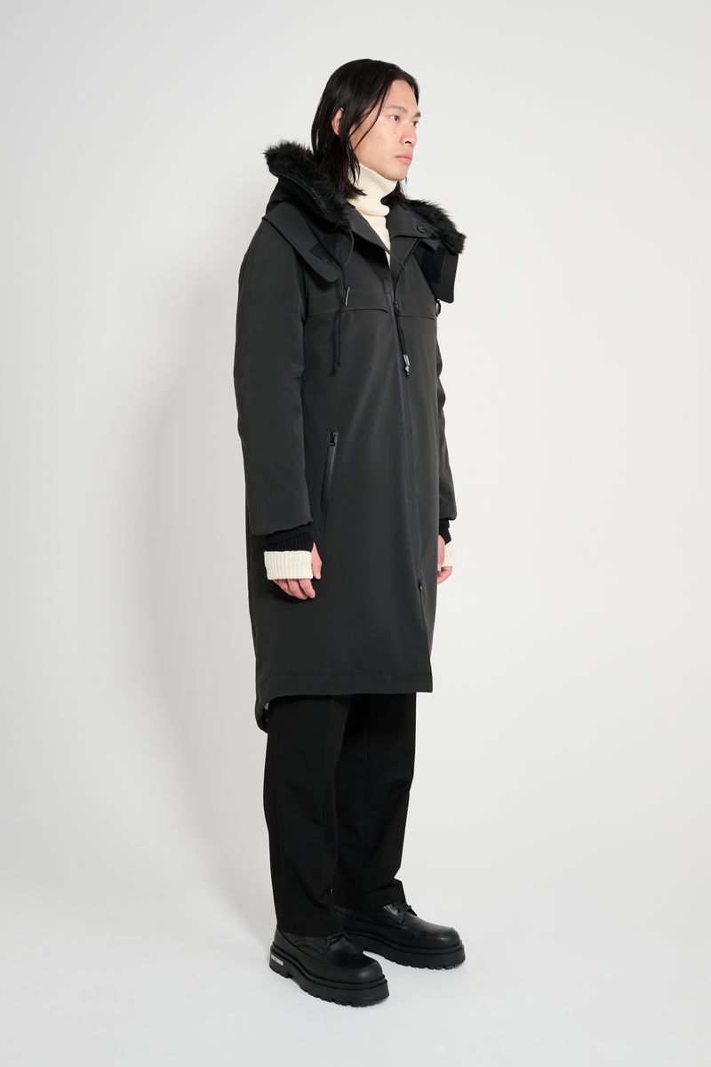 Stutterheim Kalix Matte Parka Black