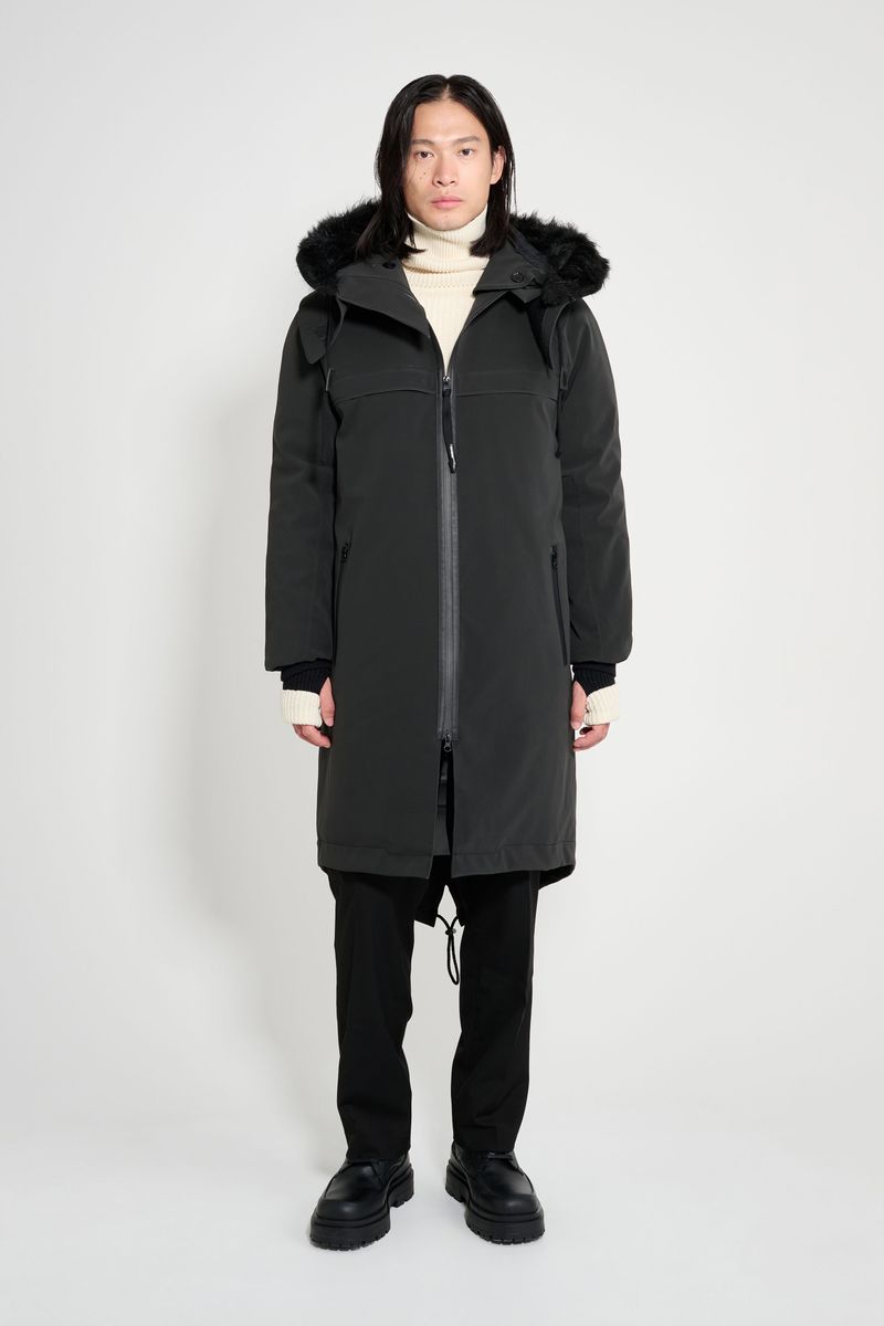 Stutterheim Kalix Matte Parka Black