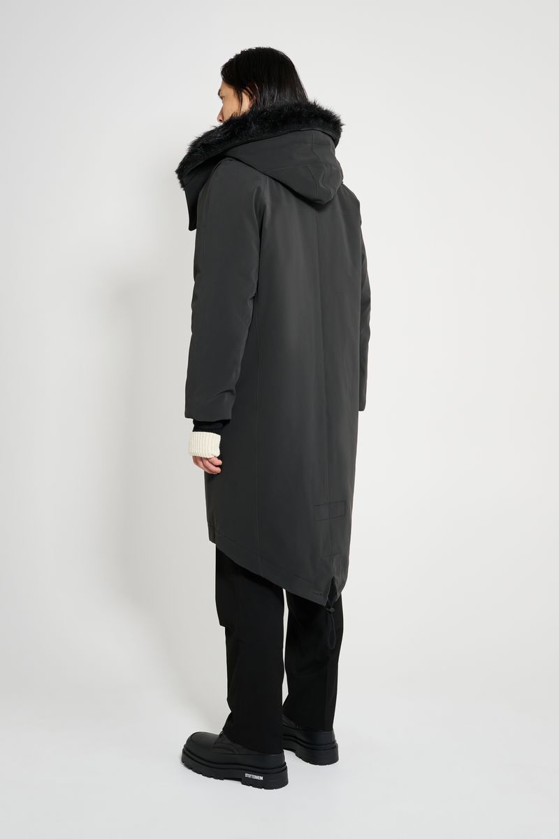 Stutterheim Kalix Matte Parka Black