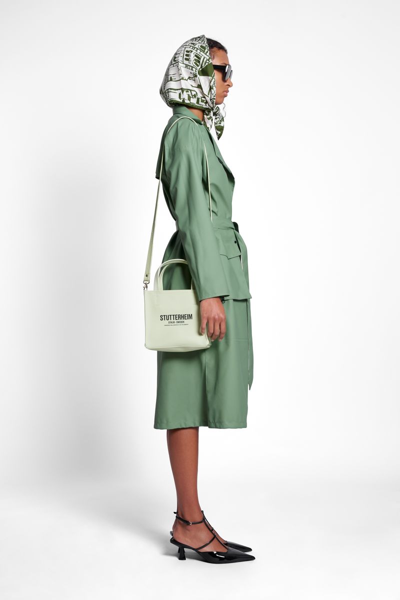 Stutterheim Kista Trench Coat Loden Green