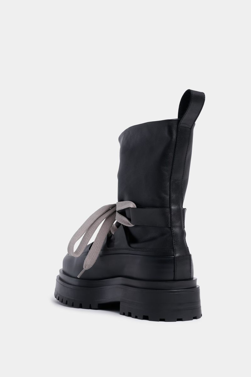 Stutterheim Lace Walker Leather Black