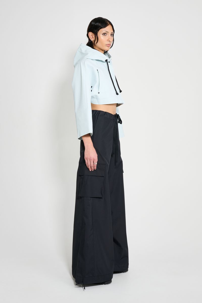 Stutterheim Lilla Tre Cropped Raincoat Frost Grey