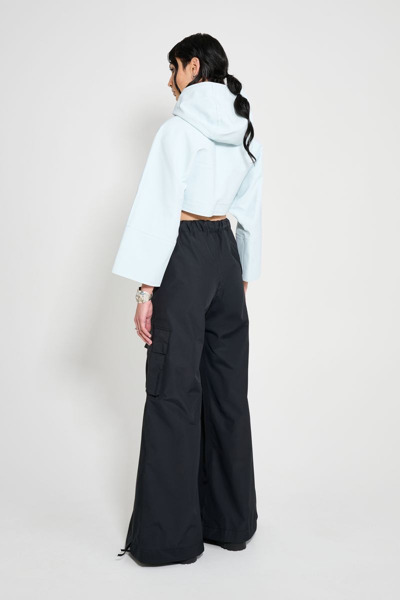 Stutterheim Lilla Tre Cropped Raincoat Frost Grey