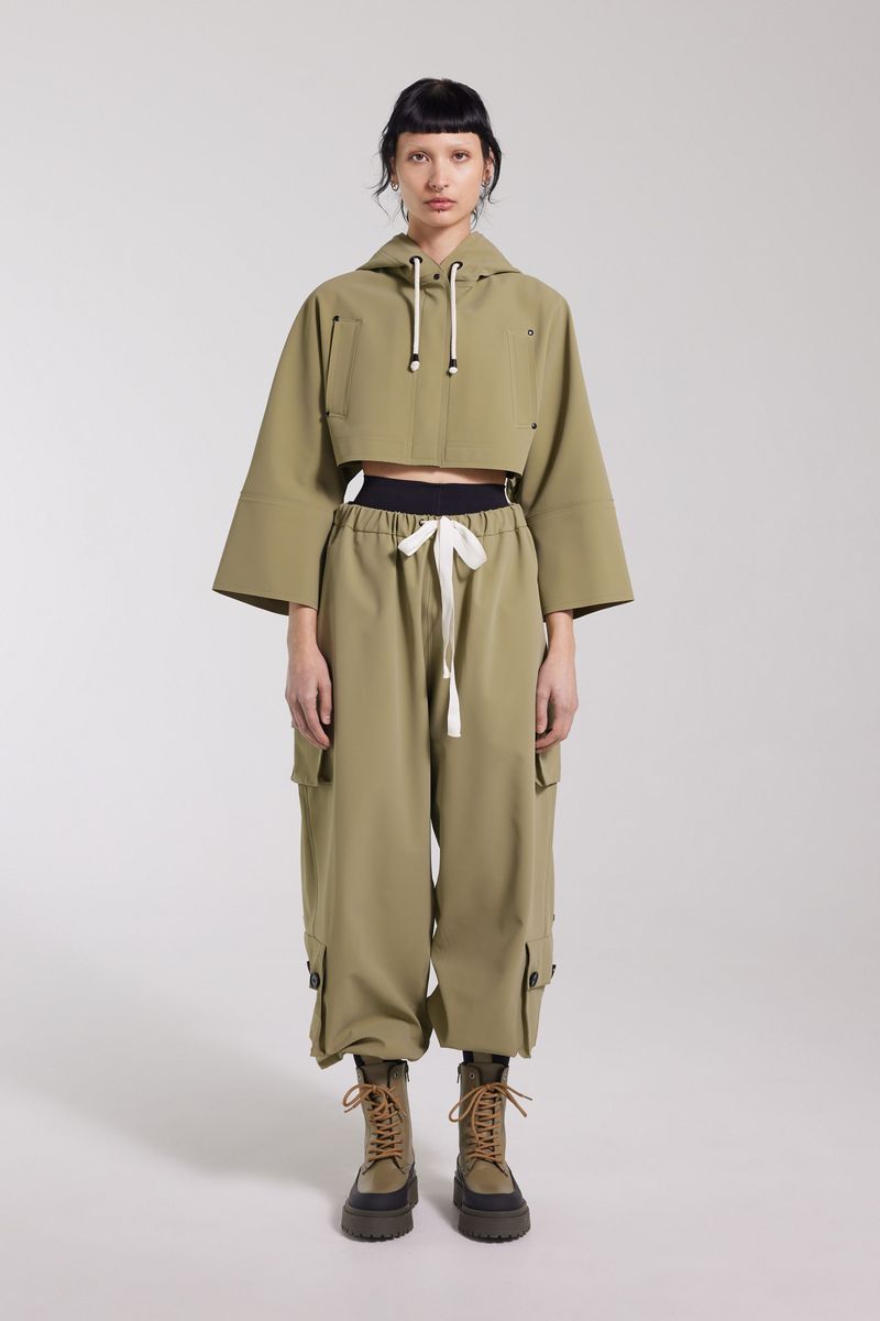 Stutterheim Lilla Tre Matte Raincoat Aloe