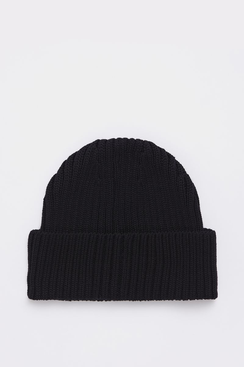 Stutterheim Logo Beanie Black