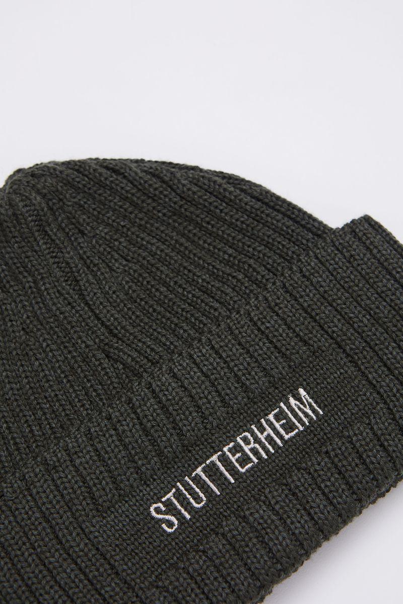 stutterheim Logo Beanie Green