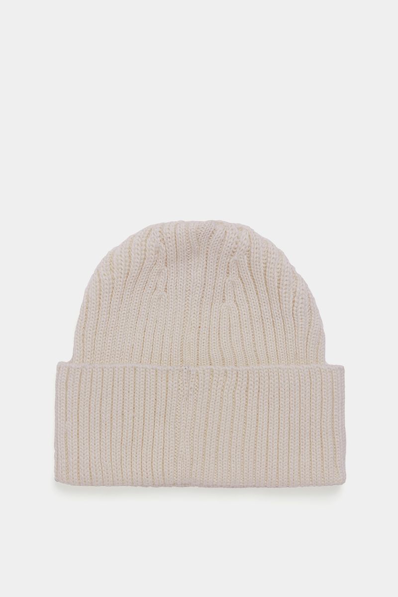 Stutterheim Logo Beanie Light Sand