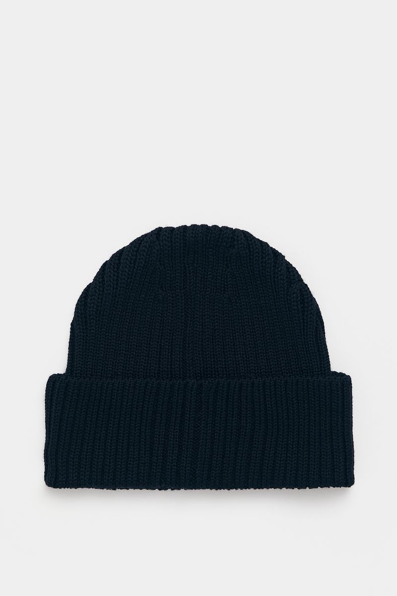 Stutterheim Logo Beanie Navy