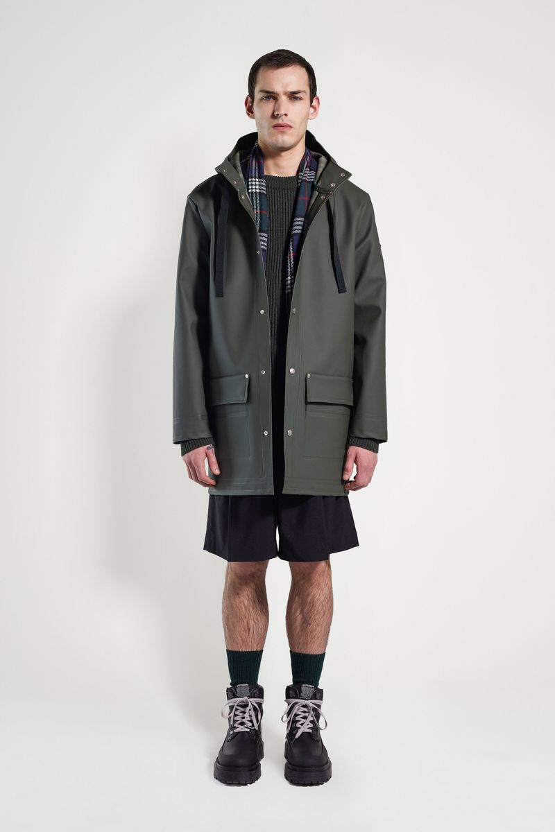 Stutterheim Men's Raincoat Green