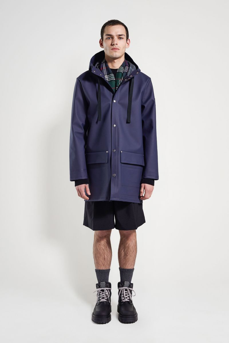 Stutterheim Men's Raincoat Navy