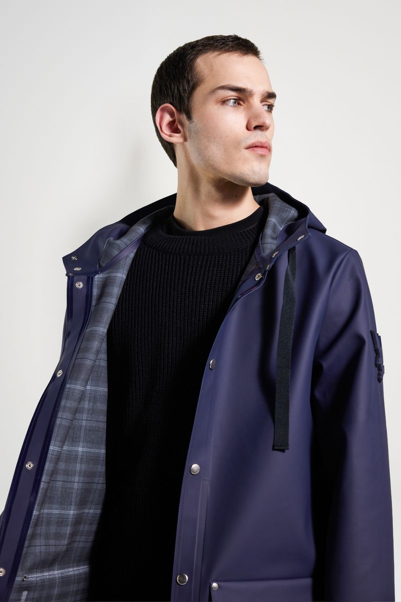 Stutterheim Men's Raincoat Navy