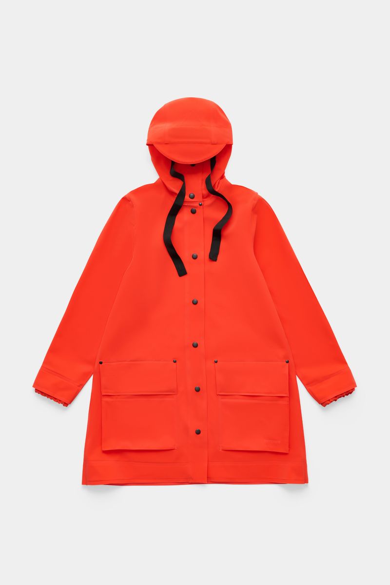 stutterheim Mosebacke 15 Raincoat Fade Red