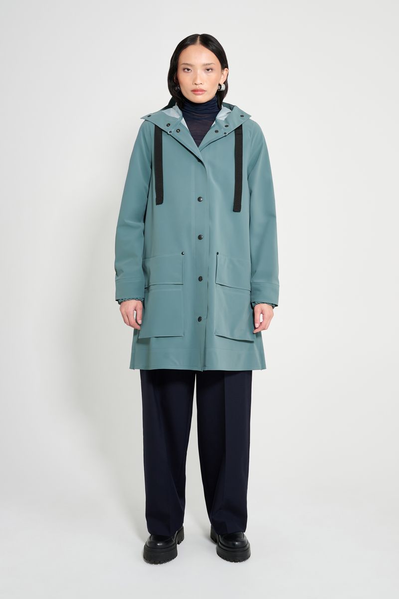 Stutterheim Mosebacke 15 Raincoat Moon Rock