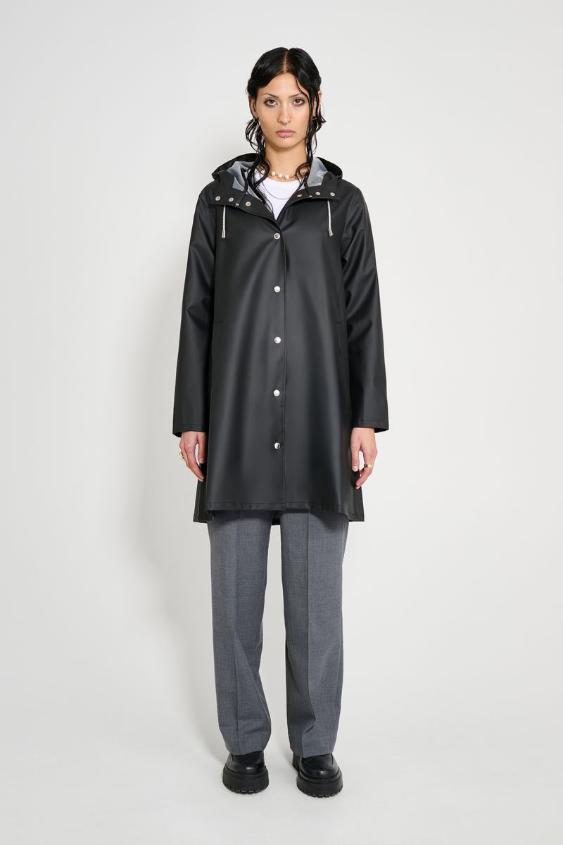 Stutterheim Mosebacke Lightweight Raincoat Black