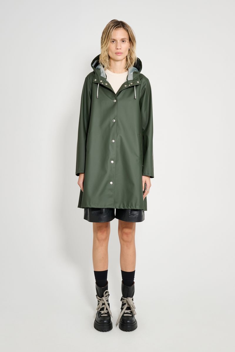 Stutterheim Mosebacke Lightweight Raincoat Green